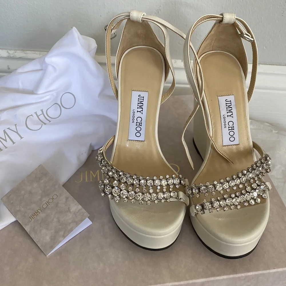 Jimmy Choo Bing Wedge 120 - Picture 2 of 16
